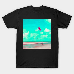 Lonely Kite Beach No. 2 T-Shirt